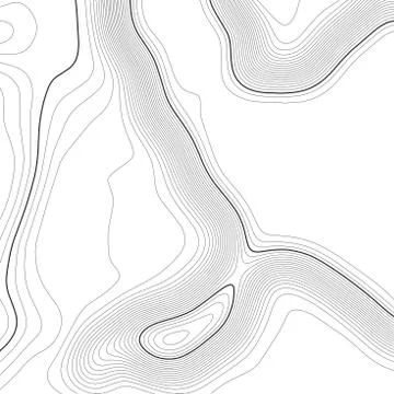 Topographic map background. Grid map. Contour. Vector illustration. Illustrazione stock