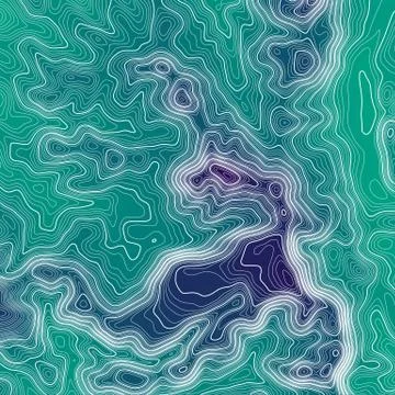 Topographic map background with space for copy . Line topography map contour Stock Illustration