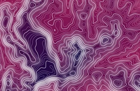 Topographic map background with space for copy . Line topography map contour Illustrazione stock