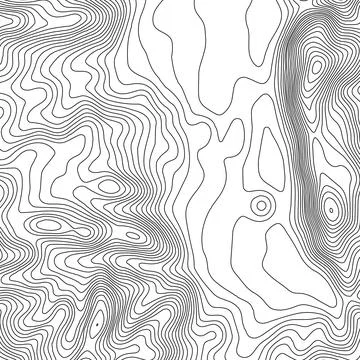 Topographic map background with space for copy . Line topography map contour Stock Illustration