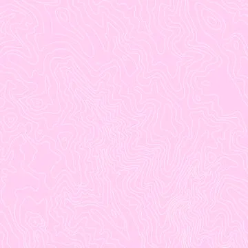 Topographic map, color and fun lines, vector Stock Illustration