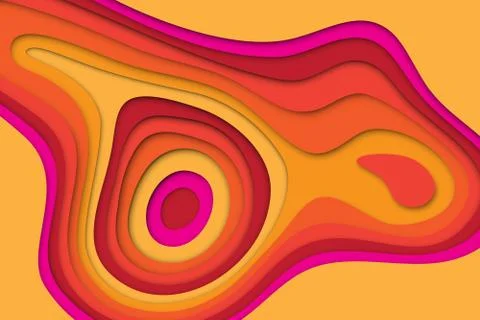 Topographic map contour background. Line map with elevation. Geographic World Stock Illustration