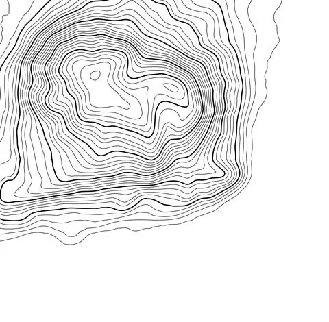 Topographic map contour background. Topo map with elevation. Contour map vector Stock Illustration