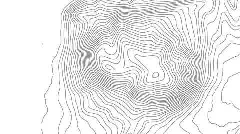 Topographic map contour background. Topo map with elevation. Contour map vector Stock-Illustration