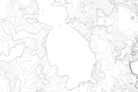 Topographic map contour background. Topo map with elevation. Contour map vector Stock Illustration