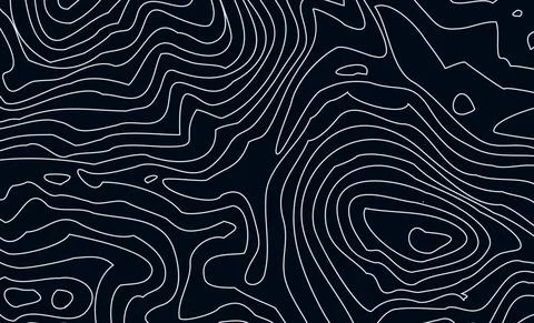 Topographic map contour vector mountain geographic relief background. Contour 스톡 일러스트