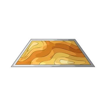 Topographic map illustration Stock Illustration