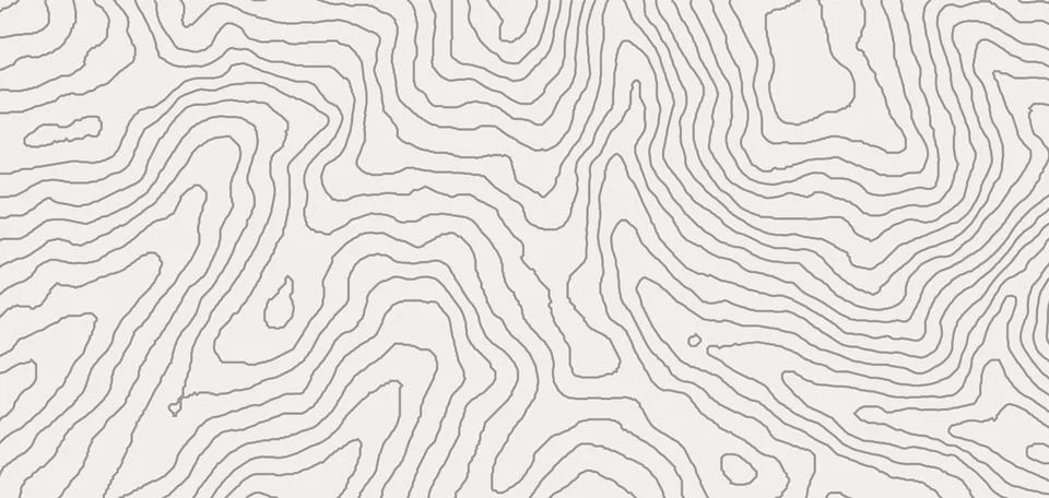 Topographic map pattern contour background geography landscape. 3d land Illustrazione stock