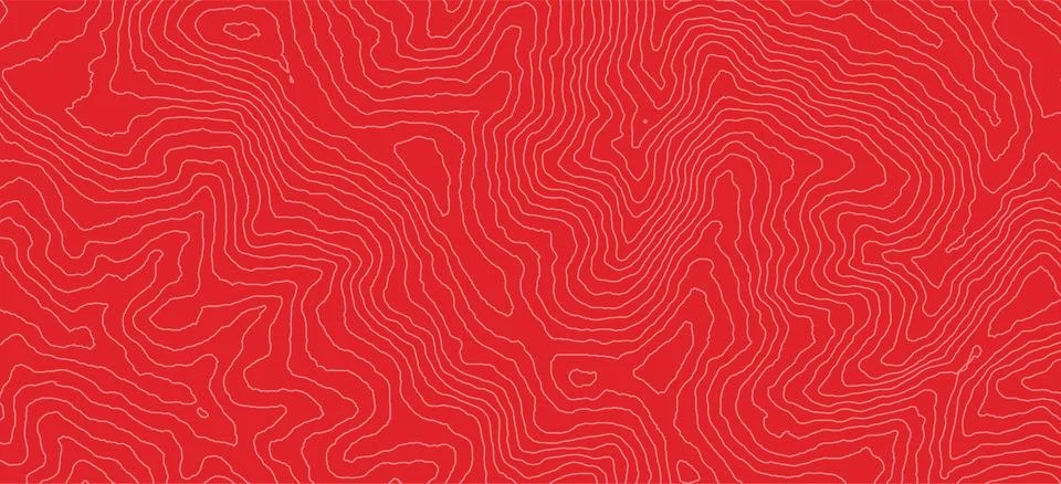 Topographic map pattern contour background geography landscape. 3d land Ilustración de archivo