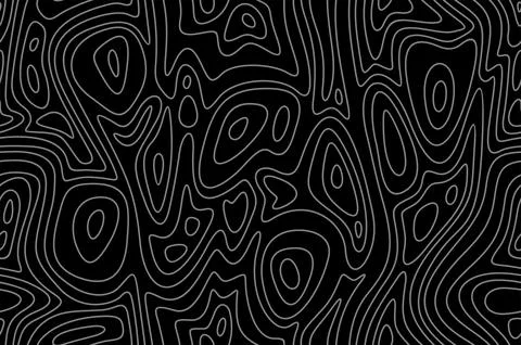 Topographic Map Pattern Stock Illustration