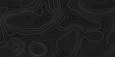 Topographic map terrain texture and landscape grid abstract vector background Illustrazione stock