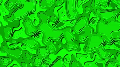 Topographic organic waves abstract background green Stock Footage 199160064