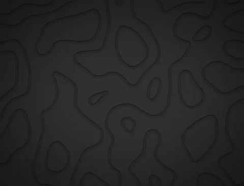 Topographical 4K BLACK looping pattern Stock Footage 144549357