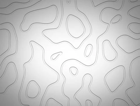 Topographical WHITE looping pattern Stock Footage 144549300