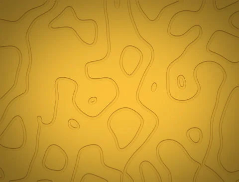 Topographical YELLOW looping pattern Stock Footage 144490297