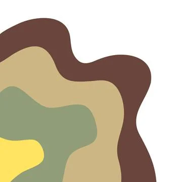 Topography abstract map contour landscape corner and texture background Stock Illustration