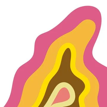 Topography abstract map contour landscape corner and texture background Stock Illustration