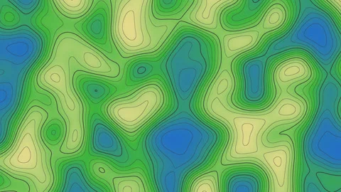 Topography map background in lines and contour movement. Contour background. Vídeos de archivo 313439055