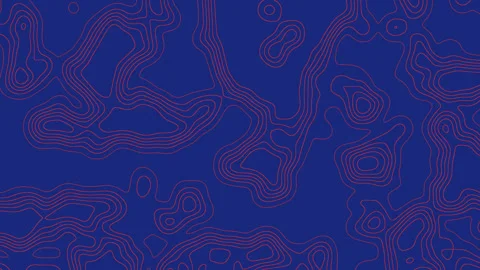 Topography map background with lines and contour movement. Contour background Vídeos de archivo 313782986