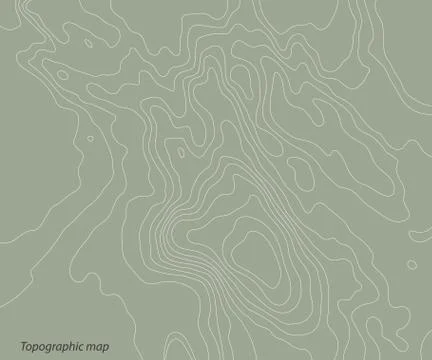 Topography relief map . Stock Illustration