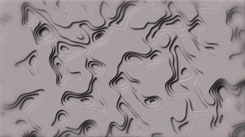 Topography Style Animation  Background Video Stock Footage 264650887
