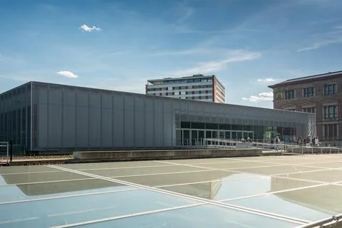 Topography of Terror Documentation Center in Berlin Stock Photos