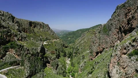 Topolia Gorge. Stock Footage 194251546