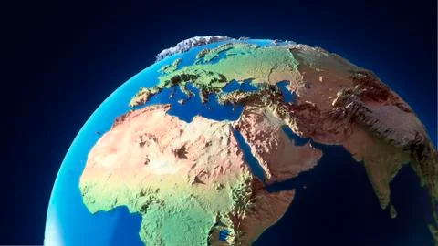 Topological globe, illustration Stock Illustration