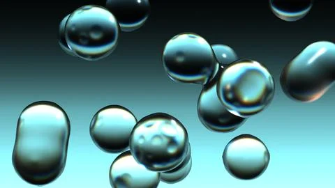 Topological Liquid Merger Stock Photos