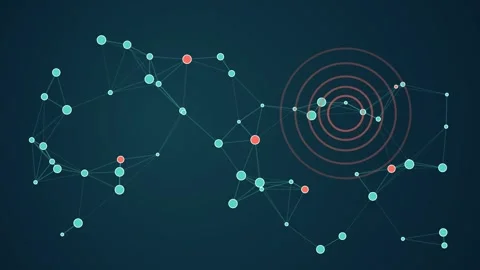 Topology Bloom Animated Motion Graphic Concept Stock Footage 341869582
