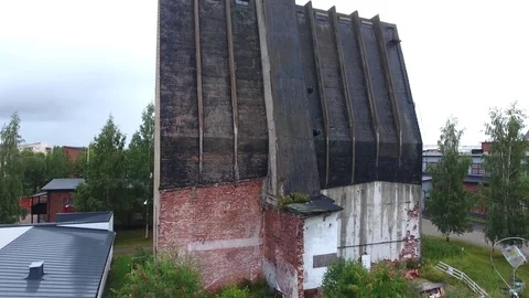 Toppila Pulp Mill, Silo Stock Footage 83424383
