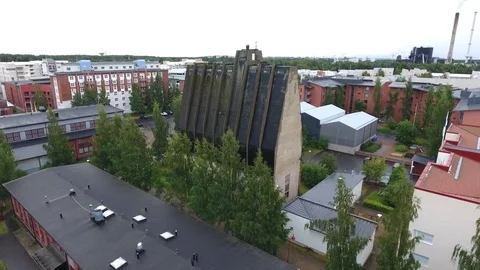 Toppila Pulp Mill, Silo Stock Footage 83425040