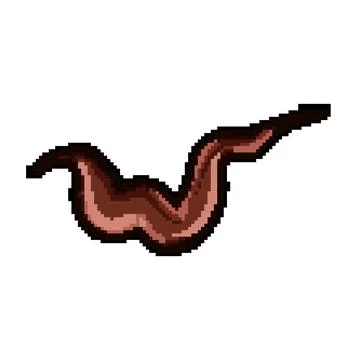 Topping chocolate drip sause pixel art vector illustration Stock Illustration