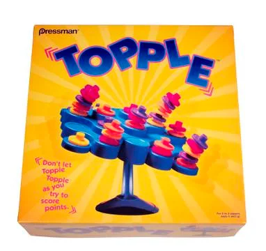 Topple game Stock Photos
