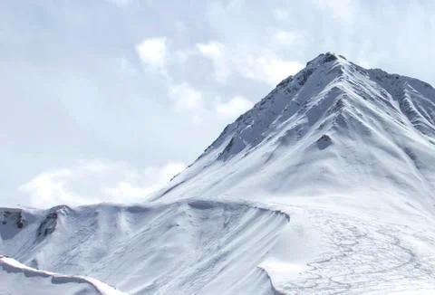 The tops of the mountains. Stock Photos