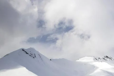 The tops of the mountains. Stock Photos