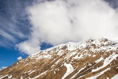 The tops of the mountains. Stock Photos