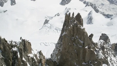 Tops of snow covered Alps Stock Footage 113248959