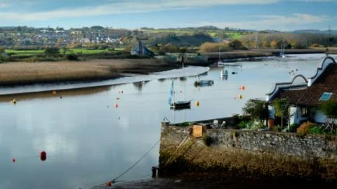 Topsham by the river Exe Stock Photos