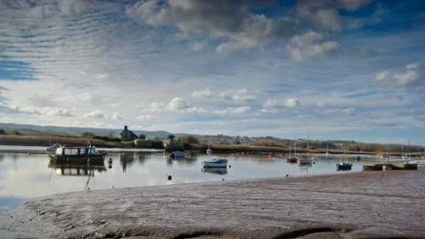 Topsham by the River Exe Stock Photos