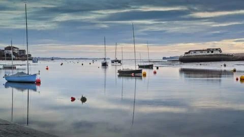 Topsham tides Stock Photos