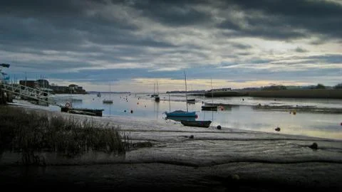 Topsham tides Stock Photos
