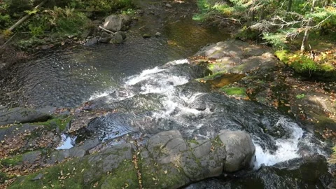 Topview of a small cascade 库存影片 140957614