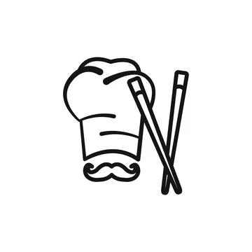 Toque icon vector set collection for web Illustrazione stock