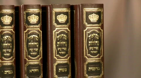 Torah books 2 Stock Footage 600544