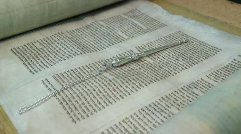 Torah open Stock Footage 49549192