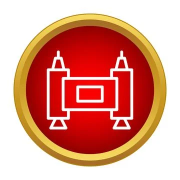 Torah scroll icon representing judaism and religion Stock Illustration