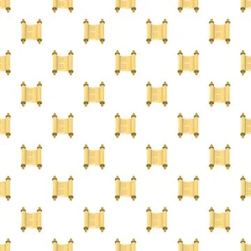 Torah scroll pattern Stock Illustration