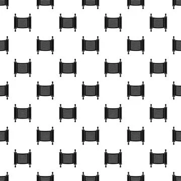 Torah scroll pattern seamless vector Stock Illustration