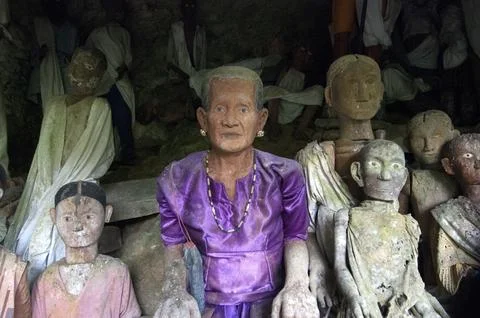 Toraja cemetery Stock Photos